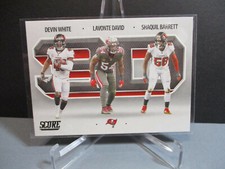 2021 Panini Score 3D Insert #3D10 Buccaneers White, David, Barrett Base Card