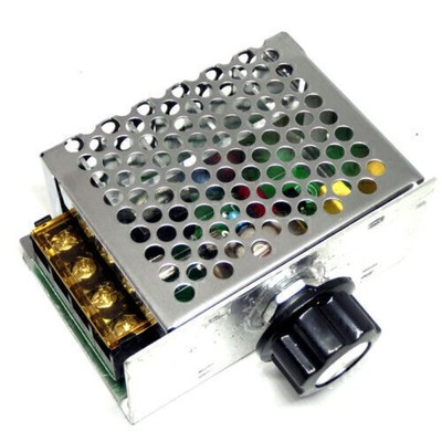 2PCS Spannungsregler 220V 4000W AC Dimmer Motor Speed Controller Drehzahlregler