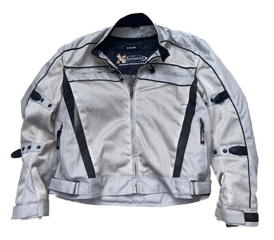 Motorcylce Jacket GRAY Size Men s XL NWOT NEW Xelement Zip Out Liner Padded