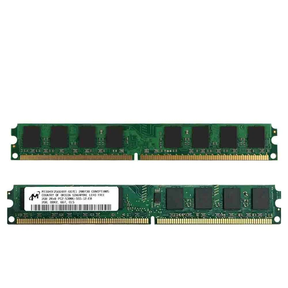 8GB 4x 2GB DDR2 667MHz PC2-5300U 240Pin Intel Desktop Memory SDRAM Micron ZT BT - Image 4 of 4