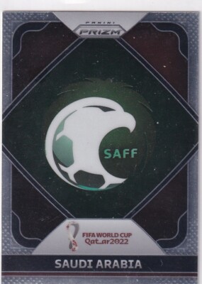 Panini Prizm World Cup Qatar 2022 No. 22 Saudi Arabia Wappen Logo