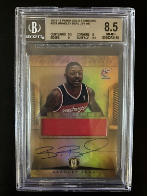 2012-13 Panini Gold Standard Bradley Beal Jersey Autograph RC BGS  NM-MT+ 🔥