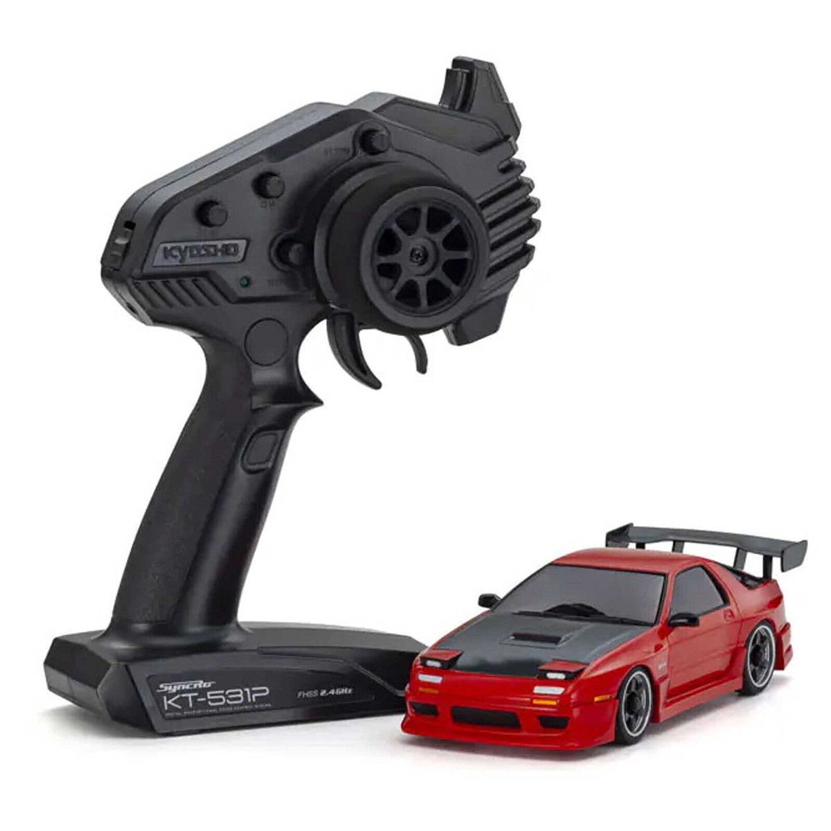Kyosho RC Mini Z MAZDA RX7 FC3S AWD Drift -RTR- *RED* | eBay