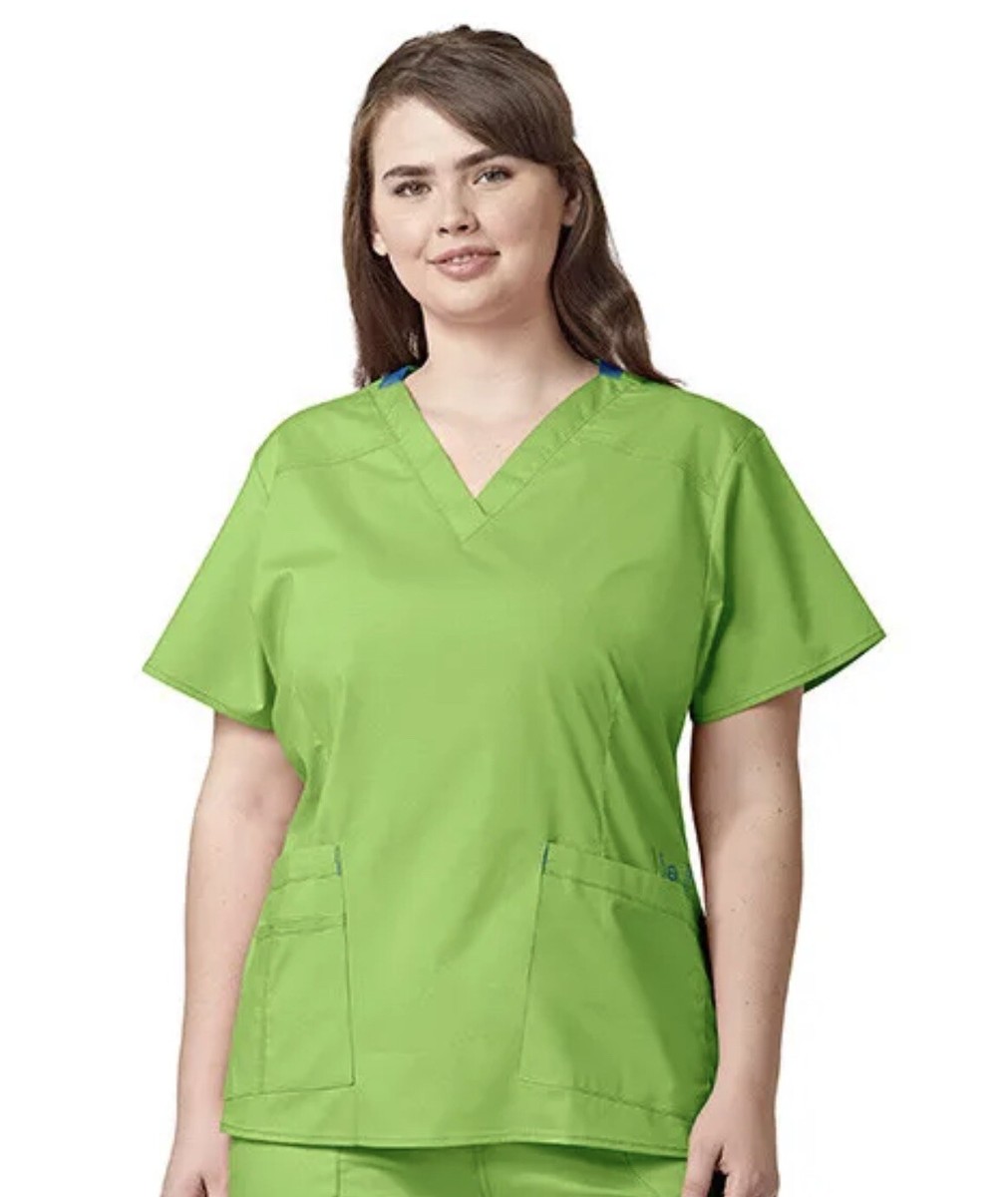 WonderWink Womens Scrub Set Top & Bottom Uniform Nurse Hospital