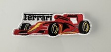 F1 FERRARI RACE CAR RACING Iron on PATCH 1.5  H X 3  L