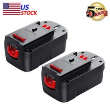 2-Pack 18V HPB18-OPE for Black and Decker HPB18 18 Volt 4.8Ah Battery 244760-00
