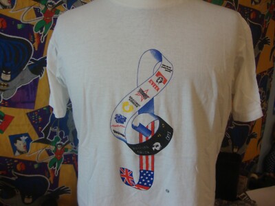 Vintage 80s Andrew Lloyd Webber Cats Evita Phantom Of the Opera T Shirt L 
