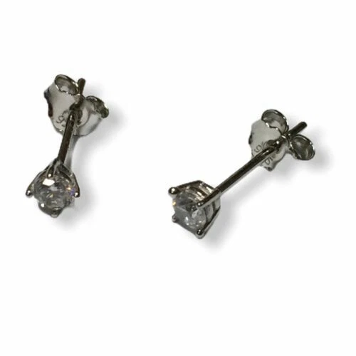 Orecchini di lusso in argento con pietra principale zircone