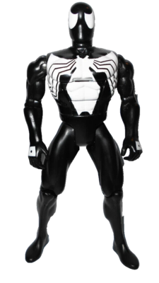 SPIDER-MAN the animated series BLACK SUIT Spidey 1995 toybiz
