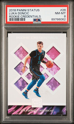 2018-19 Panini Status - Rookie Credentials Luka Dončić #26 (RC 