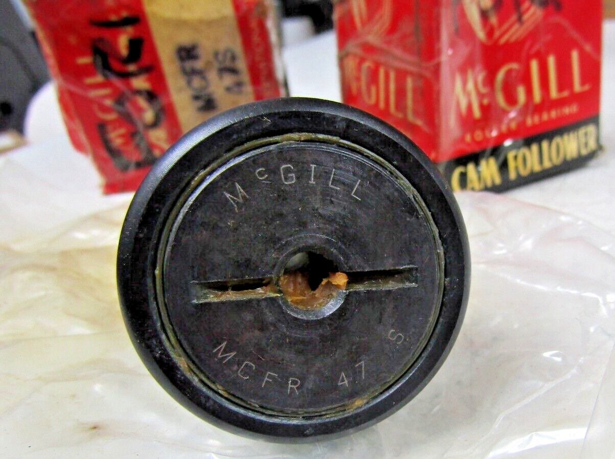 Suiveur De Came McGill MCFR 62 S - Diamètre Rouleau 62 Mm, Largeur 29 Mm, Goujon Métrique - Neuf