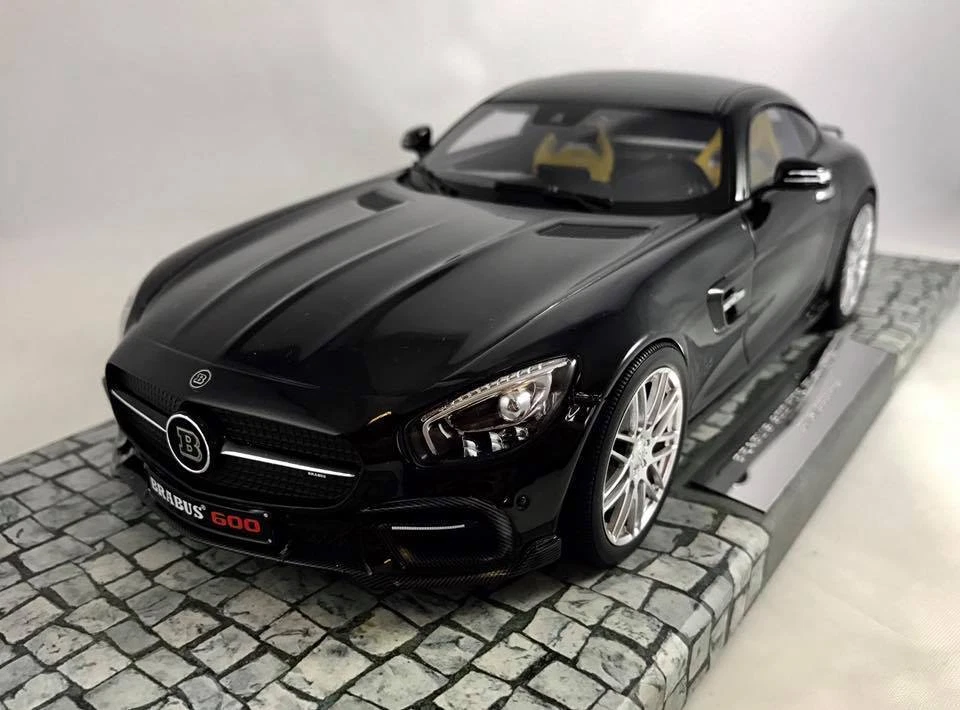 2015 Brabus 600 AUF Basis Mercedes-Benz AMG GT S in Black Resin Model in 1:18 Sc - Image 4 of 4