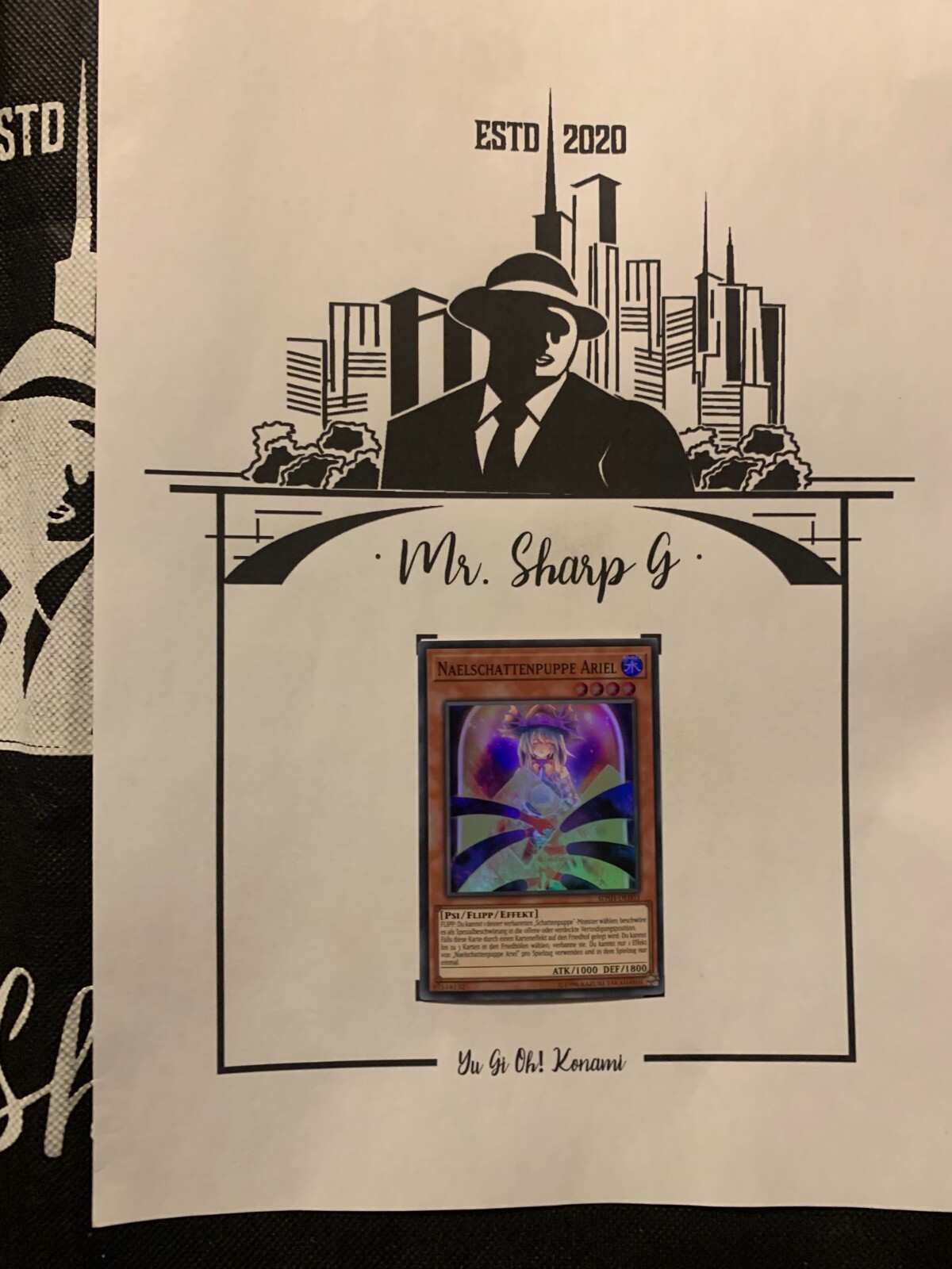 NAELS Shadow Puppet Ariel SDSH-EN003 German Yu-Gi-Oh! Super Rare Holo Card