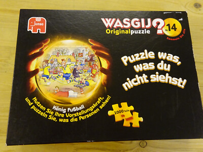 1000 Wasgij 14 König Fußball, Jumbo, Puzzle, vollständig, 7-4