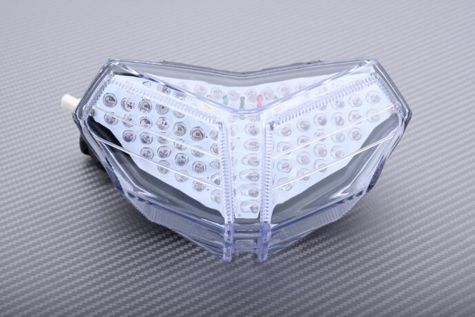 Feu stop LED Ducati 1098 transparent pour remplacer l'optique arrière usée