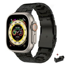 Titan Edelstahl Armband Mit Schutzhülle Für Apple Watch Series 9 8 7 6 5 4 Ultra