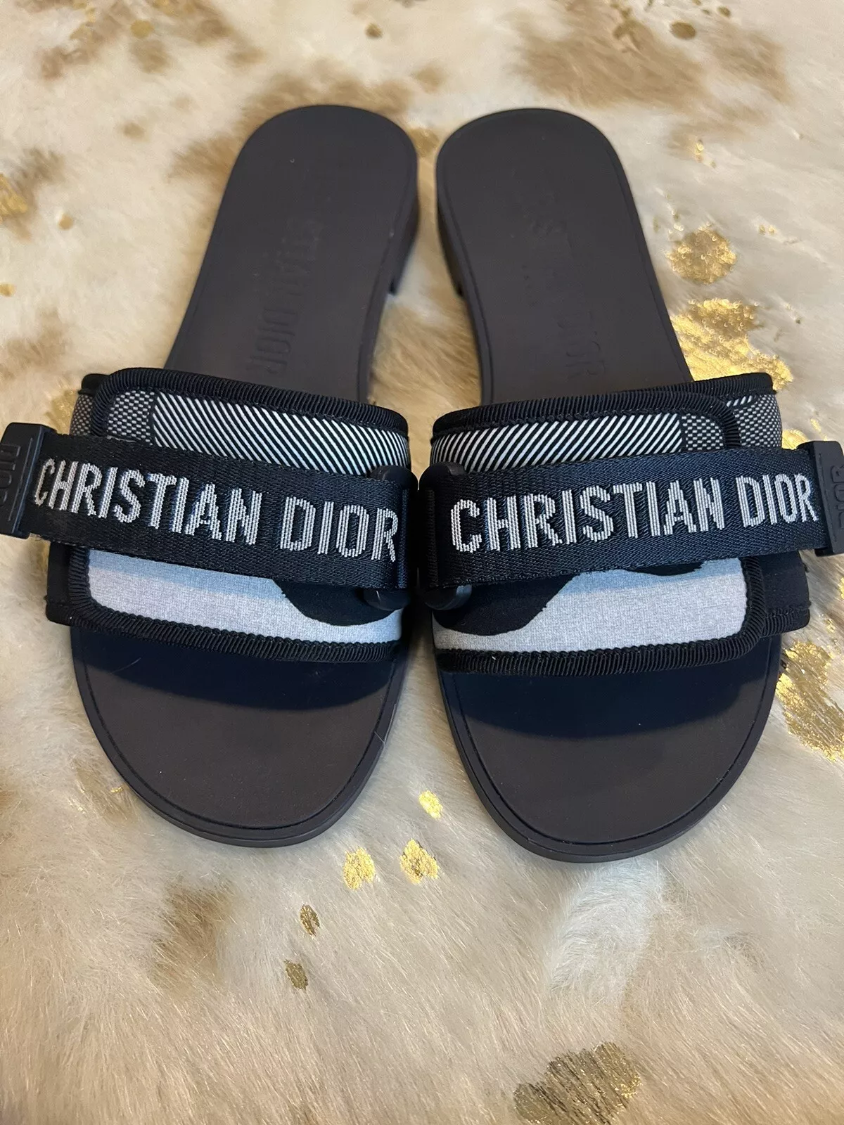 Christian Dior   Camouflage extensible DIO(R)EVOLUTION SLIDE bleu gris taille 37