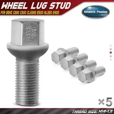 5x M14-1.5 Wheel Lug Bolts for Mercedes-Benz W204 W205 W169 W245 W246 W247 W205