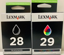 New Genuine Lexmark 28 29 2PK Box Ink Cartridges X Series X2500 Z Series Z1300
