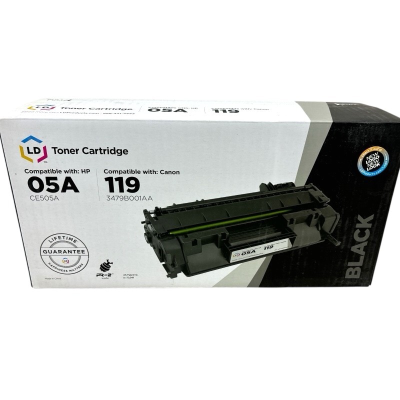 HP 05A Black LaserJet Toner for P2035 P2055 Printers High Yield-image