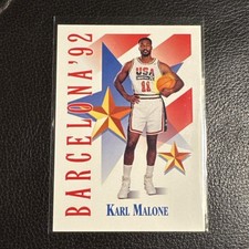 NBA 1991-92 SkyBox USA Basketball KARL MALONE #535 Utah Jazz Dream Team