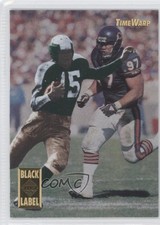 1995 Collector's Edge Time Warp Black Label Steve Van Buren Chris Zorich HOF a8x