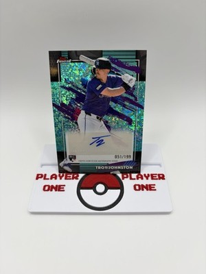 2026 Topps Finest Aqua Troy Johnston RC Auto /199 Mini-Diamond AQUA 