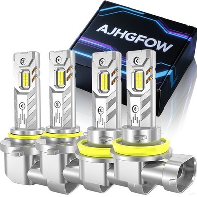 For Ram 2500 SLT Crew Cab Pickup 2013-2018 LED Headlight High Low Bulb Combo