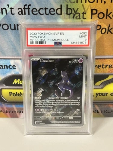 Pokemon PSA 9 Mewtwo SVP 052 SV Scarlet Violet Black Star Promo 151 UPC