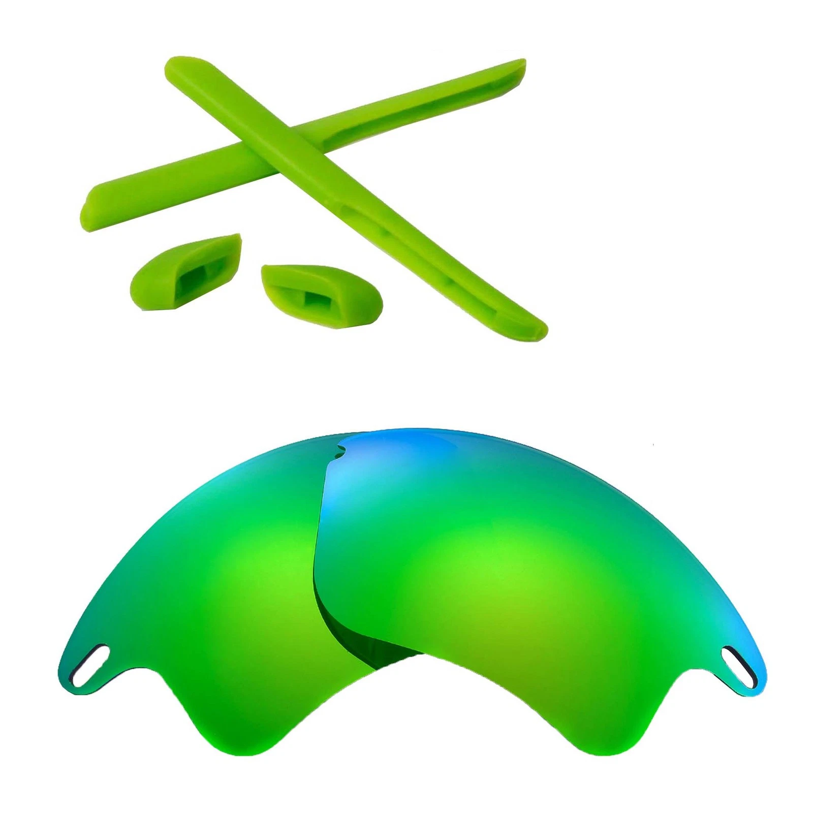 Walleva Emerald Polarized Lenses And Green Rubber Kit For Oakley Fast Jacket XL
Opens in a new windo