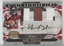 2008 Donruss Gridiron Gear Rookie Gems 19/50 Harry Douglas #216 Auto 0b2