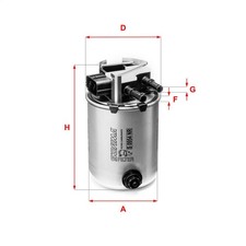 Kraftstofffilter SOFIMA S 0954 NR RENAULT KOLEOS II (HC_) 2 2016-