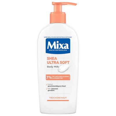 Mixa Shea Body Lotion, Mit Sheabutter Und Pflanzlichem Glycerin, Intensiv Nähren