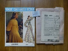 UNCUT VTG 70s VOGUE COUTURIER JEAN MUIR MISSES' 38" SZ16 DRESS SEWING PATTERN