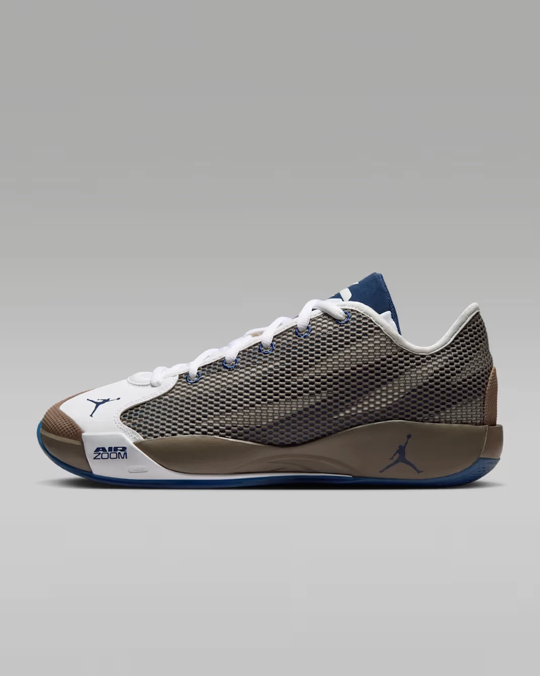 Nike Luka 77 Basketball Shoes in Olive Grey/White/Burgundy Ash