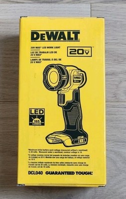 DEWALT DCL040 20V MAX LED Flashlight for sale online | eBay