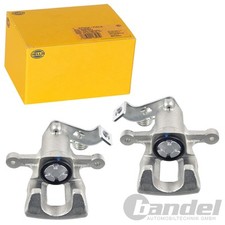 2x HELLA BREMSSATTEL HINTERACHSE passend für HYUNDAI I20 2 KIA RIO 3