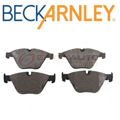 Beck Arnley Front Disc Brake Pad Set for 2008 BMW 535xi - Braking Stopping mh