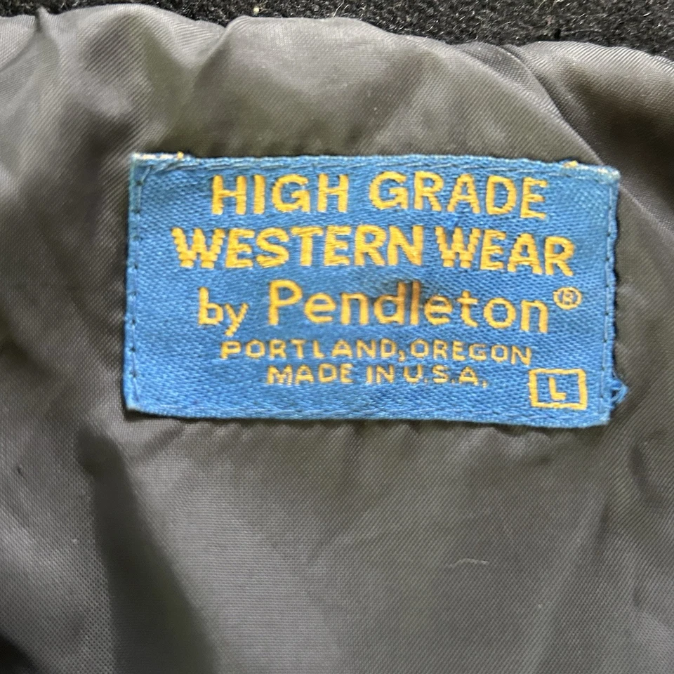 Pendleton Jacket Men arge Western Wear Chief Joseph Native Wool VTG USA Aztec - Image 3 of 4