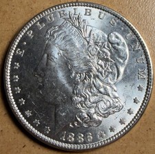 1886 Morgan Dollar - BU - As Shown! (#3233)