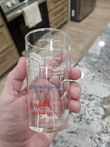 Master Mix Dealer Promo Measuring Glass Vintage - Picture 2 of 2