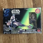 Star Wars The Power Of The Force Speeder Bike With Luke Skywalker (Endor Chase)