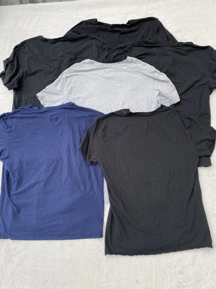 Lot Of 6 Polo Ralph Lauren Tees Mens Size Large T-Shirt Undershirts Crew Neck - Image 3 of 4