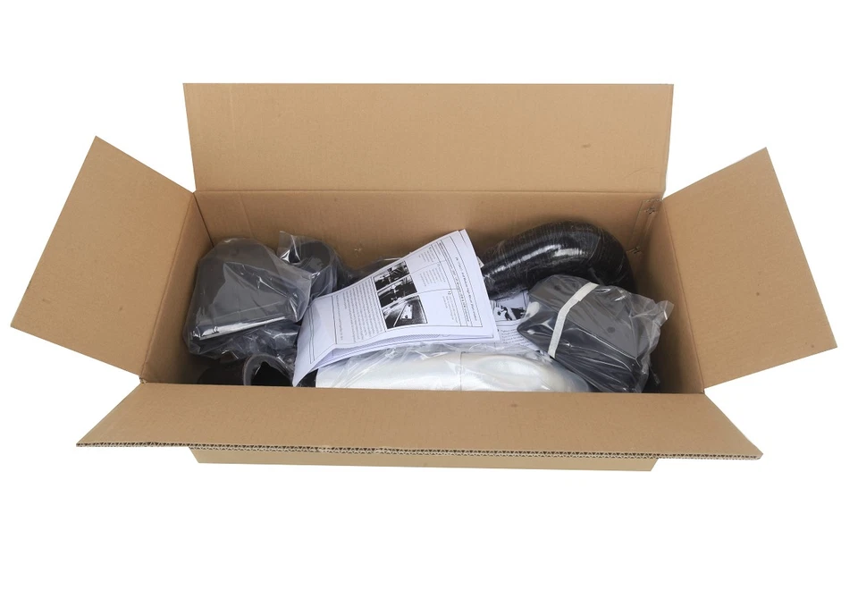 Kit de snorkel negro para admisión de aire Jeep Wrangler JK 2007-2018  Foto 4 de 4