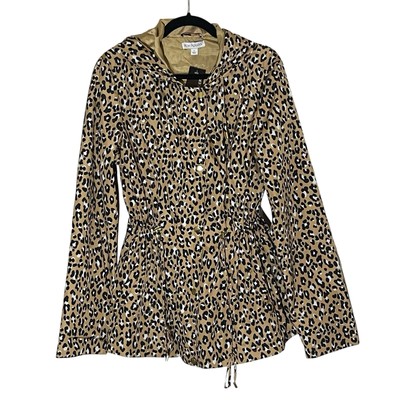 Anorak Jacket Kim Rogers Raincoat NWT Kim Rogers Animal Print