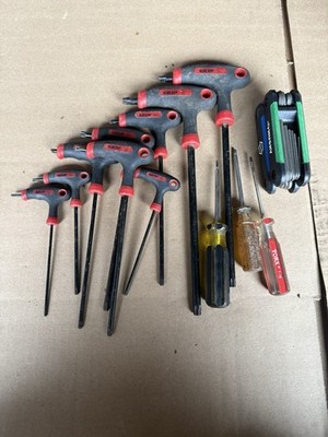 Lot Of 15 Torx Hex Handles Screwdrivers Assorted Mixed Brands