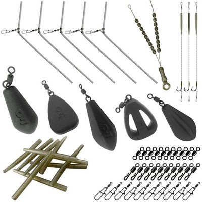 Anti Tangle Boom BLEI Montagen Set's Tackle Karpfen Lauf Snap Rig Abstandshalter