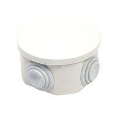Scatola Di Derivazione Da Parete Stagna IP44 Con 4 Uscite Passacavi Tonda D80X40