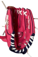 RAWLINGS PL90PPW Little Girls Pink Baseball, T-Ball, Glove, 9" Right handed