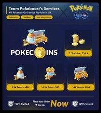 Pok mon Go Coins 15,600 Pokecoins/FAST/READ DESCRIPTION